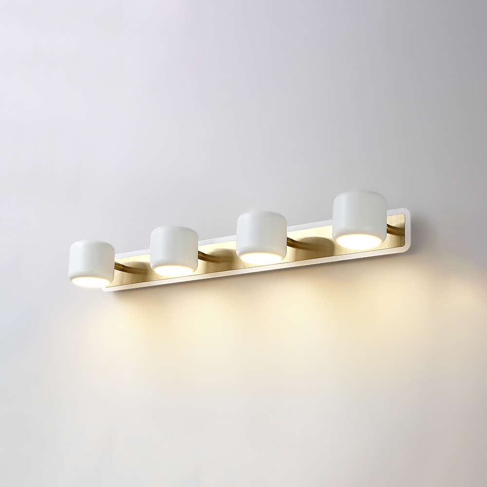 HMR - LED Adjustable Gold Light 4-Light Indoor in White