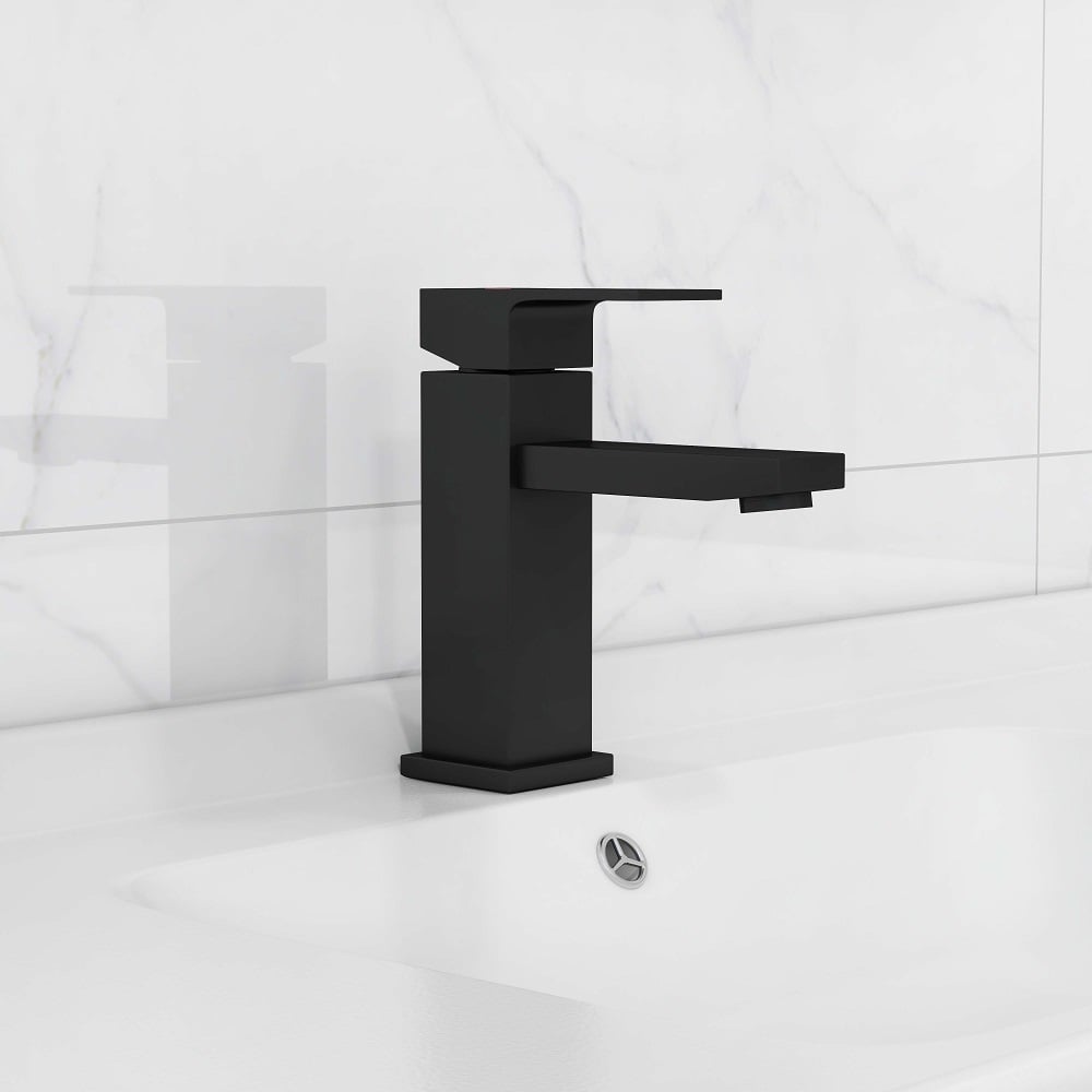 HMR - Dree Dree One Hole Sink Faucet in Matte Black, Brass