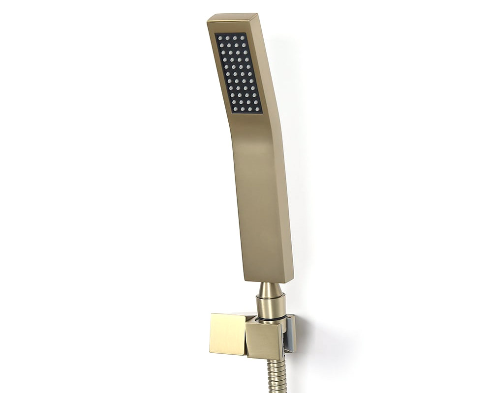 HMR - Ridge Wall-Mount Waterfall Bathtub Faucet in Brushed Gold