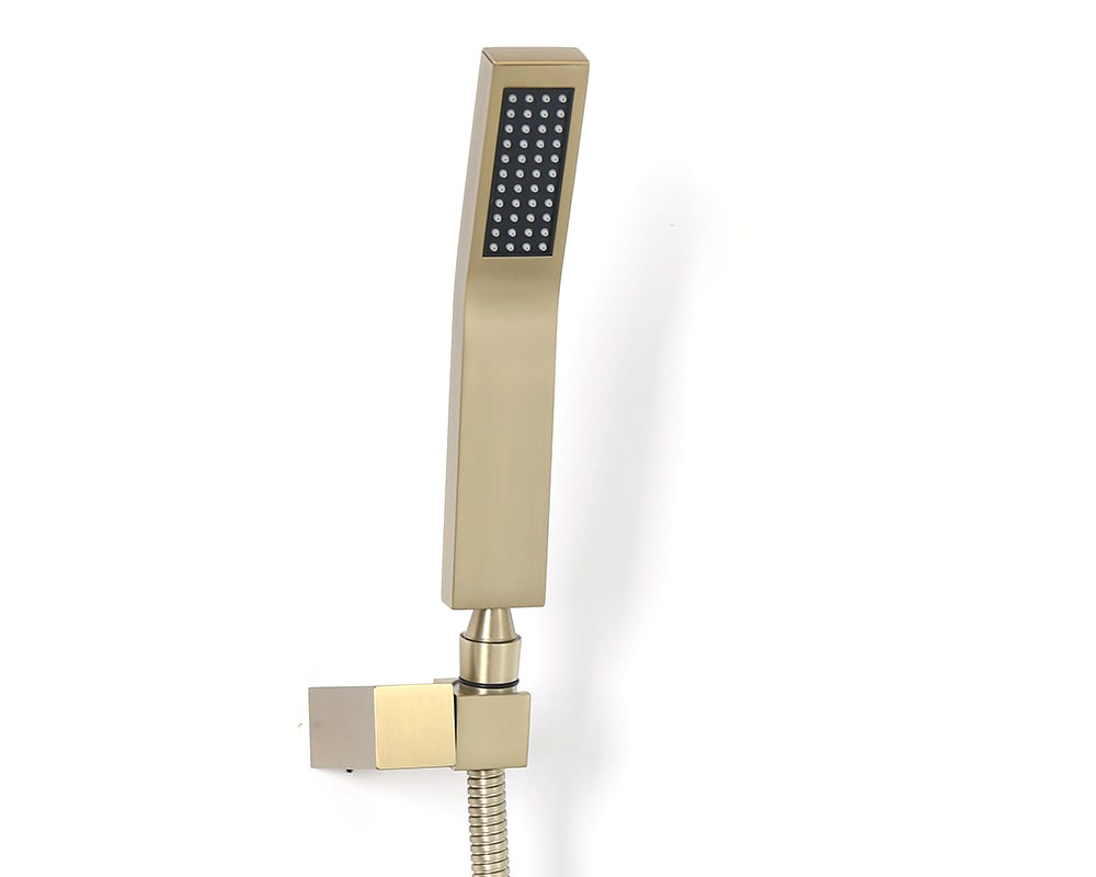 HMR - Ridge Wall-Mount Waterfall Bathtub Faucet in Brushed Gold