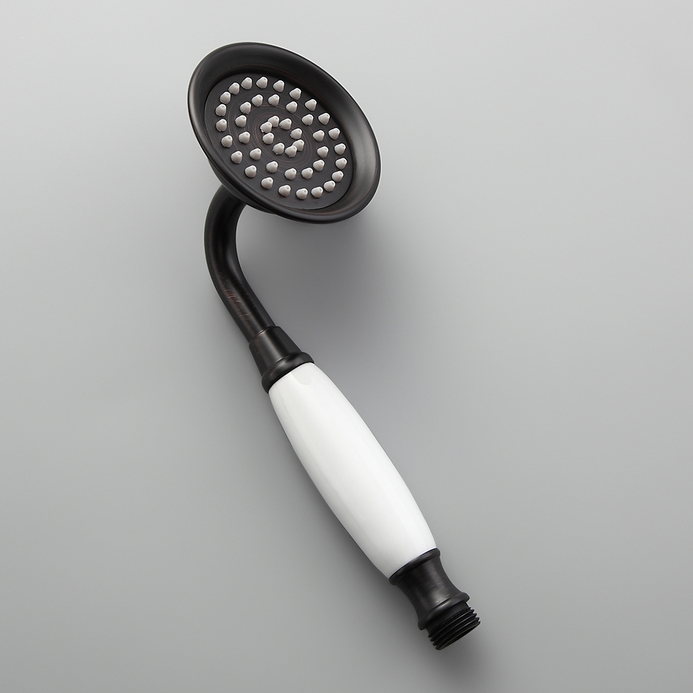 HMR - Vintage Bathroom Rainfall Shower System Handheld Shower in Antique Black