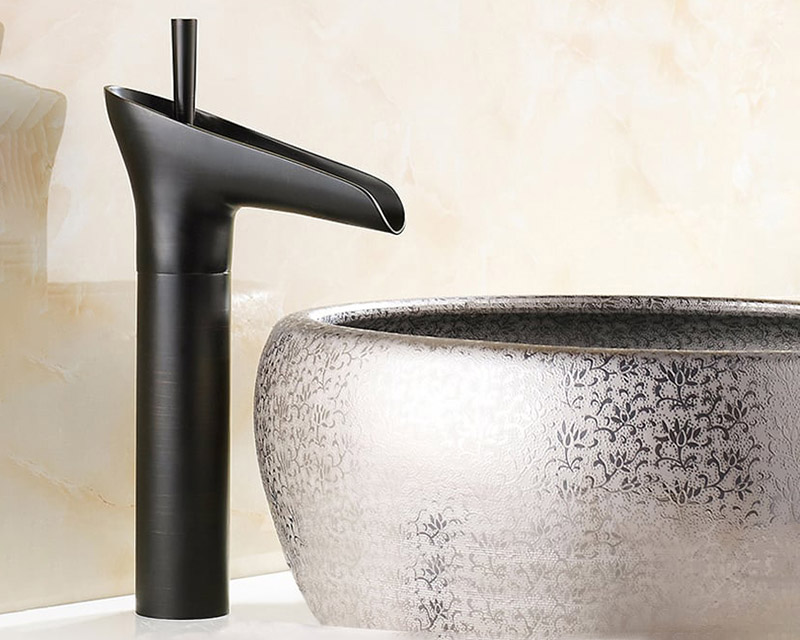 HMR - Ashfie Classic Single Tall Waterfall Basin Mixer Tap