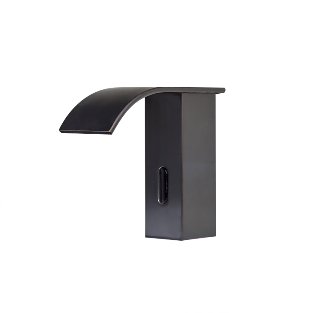 HMR - Automatic Sensor Hot and Cold Bathroom Sink Faucet in Antique Black