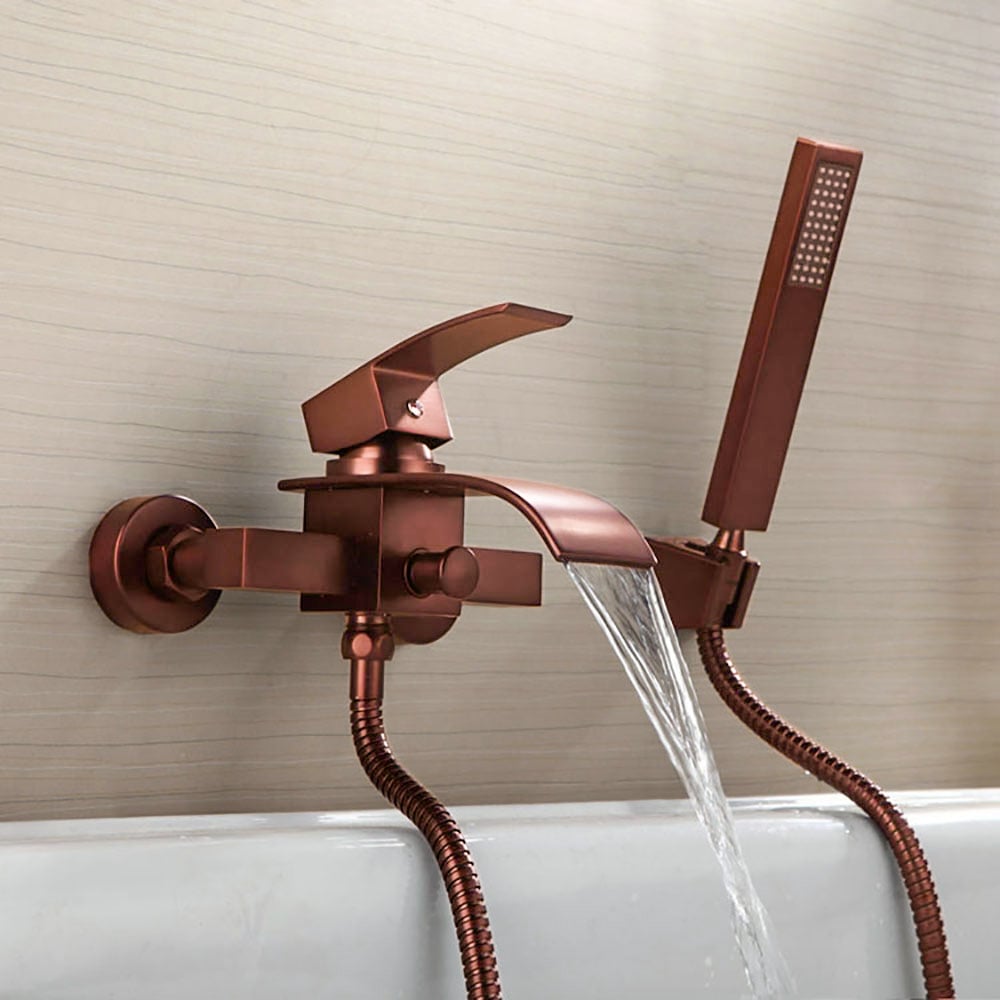HMR - Milly Waterfall Wall-Mount Faucet and Handshower in Oil Rubbed Bronze