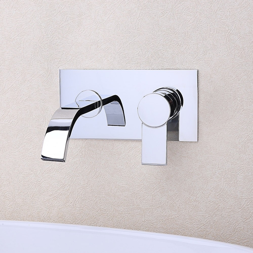 HMR - Virt Wall Mount Sink Faucet in Chrome