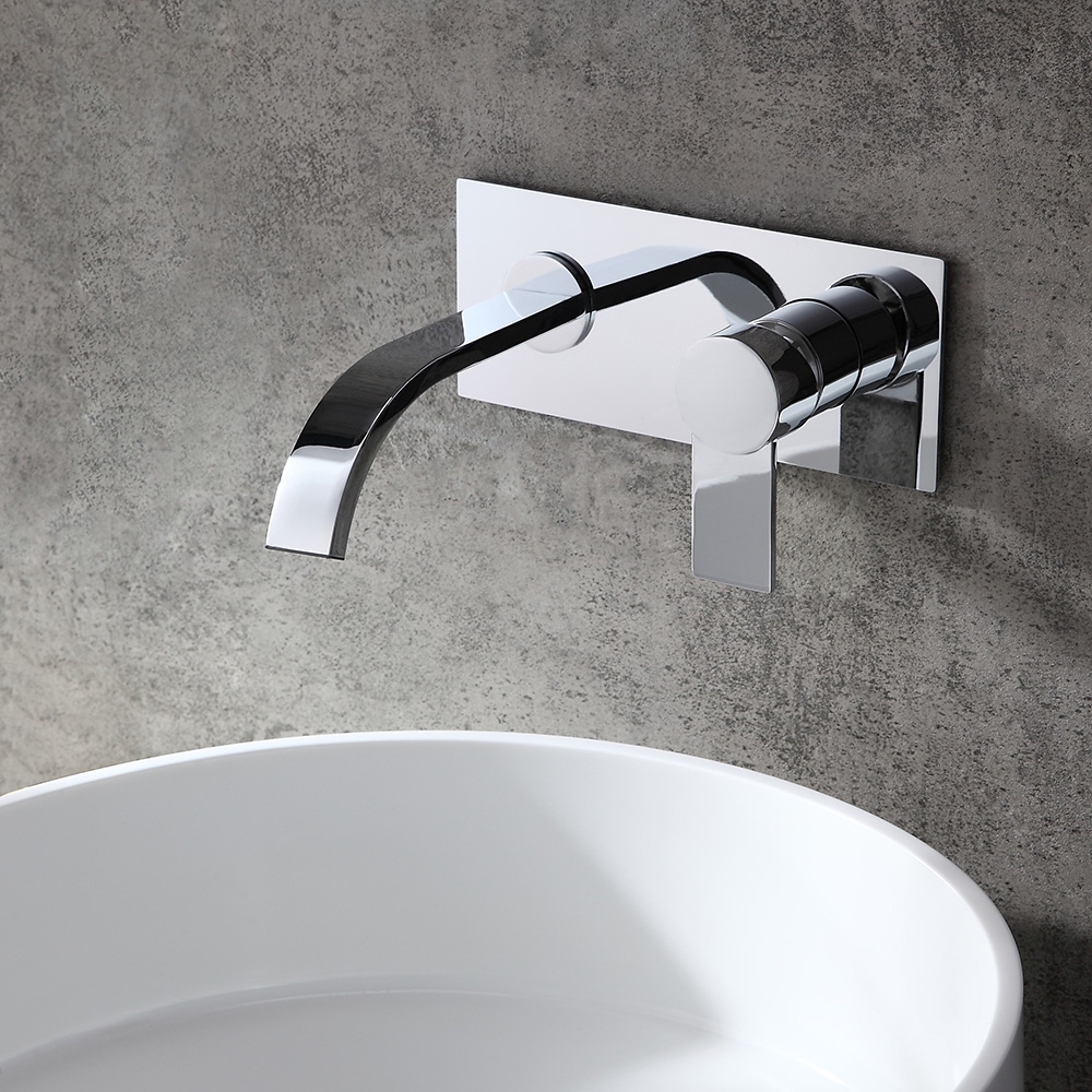 HMR - Virt Wall Mount Sink Faucet in Chrome