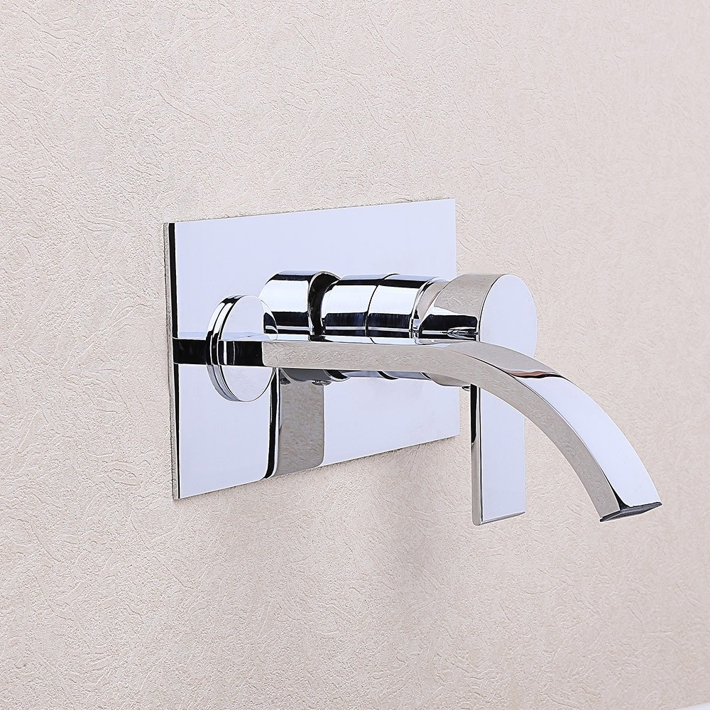 HMR - Virt Wall Mount Sink Faucet in Chrome