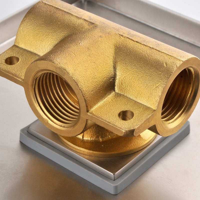 HMR - Square Shower Valve and Trims in Brushed Nickel, Solid Brass