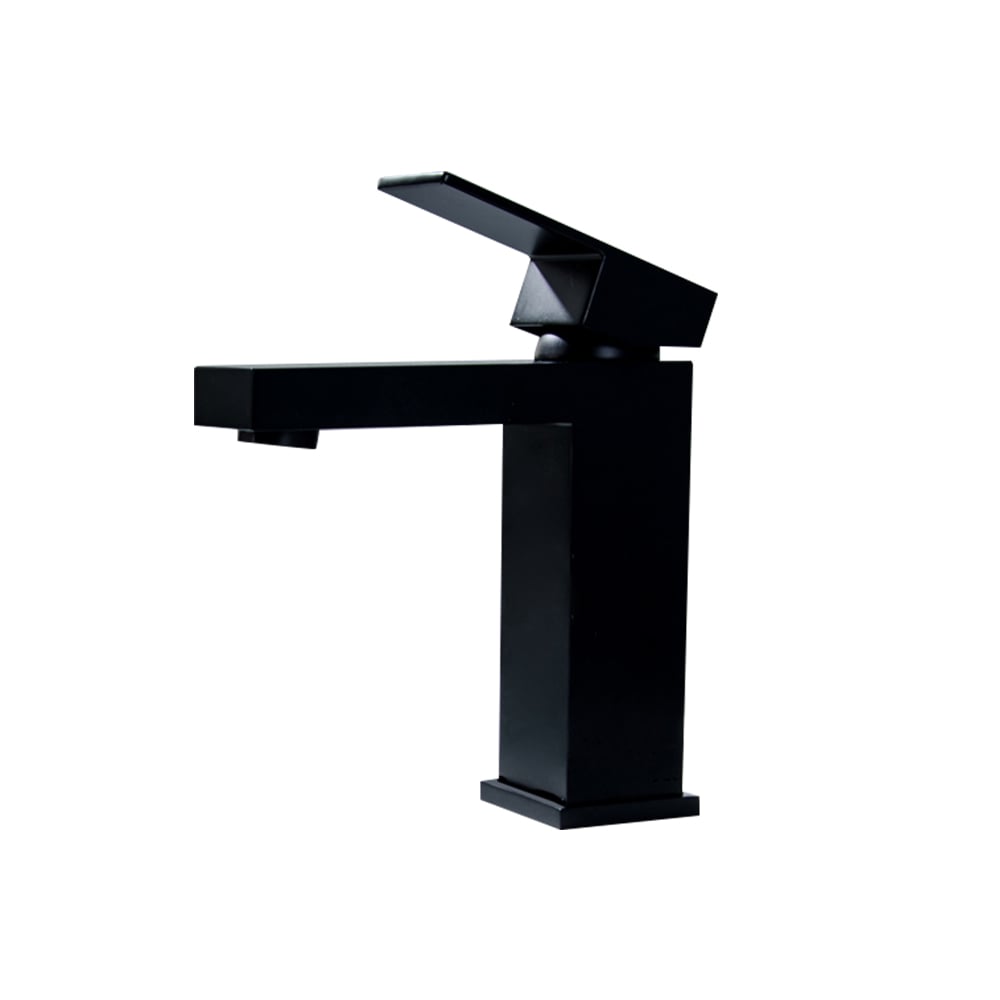 HMR - Vland Single Handle 1-Hole Deck-Mount Sink Faucet in Matte Black