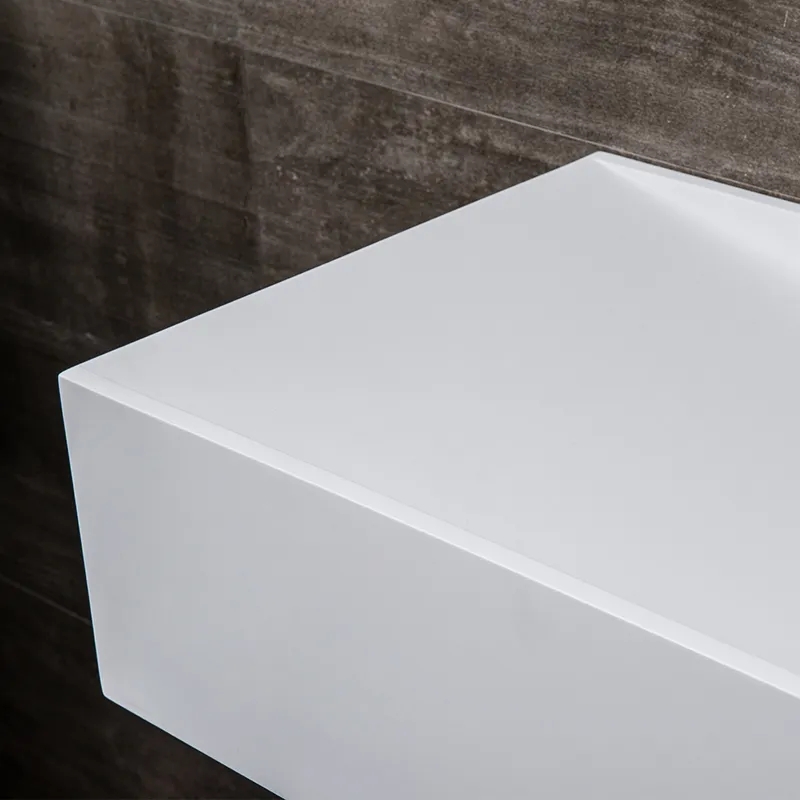 HMR - Wall-Mount Bathroom with Storage Cubby Hole in 35"L, Matte White
