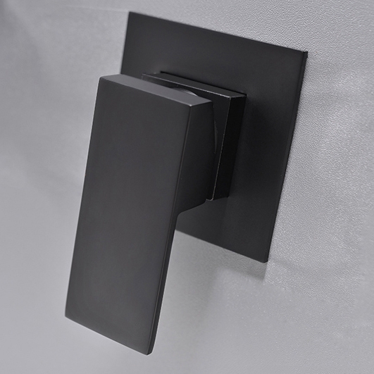 HMR - Shoop Wall Mounted Waterfall Sink Faucet in Matte Black
