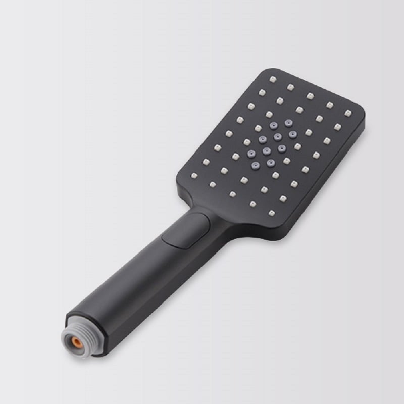HMR - Wall Mounted Waterfall Shower System Solid Brass with Handheld Shower in Matte Black