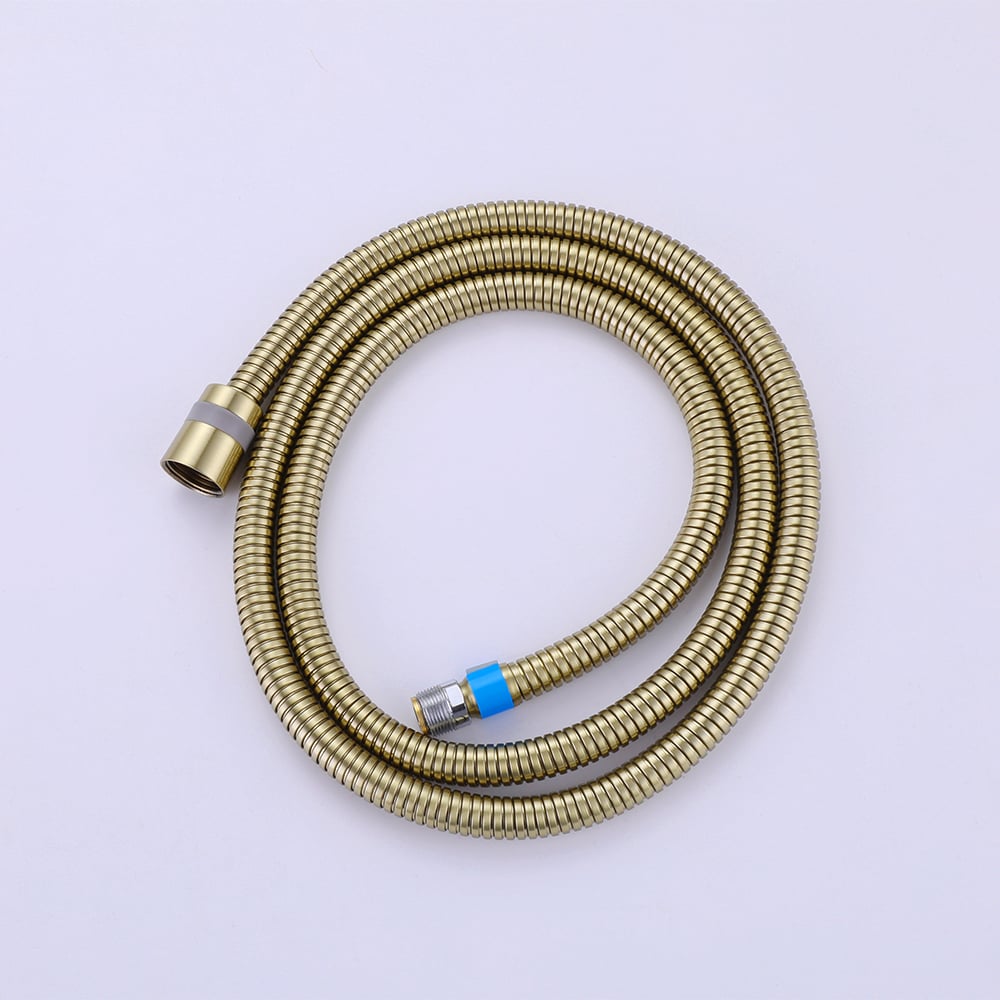 HMR - Mill Deck-Mount Waterfall Faucet with Handshower in Brushed Gold
