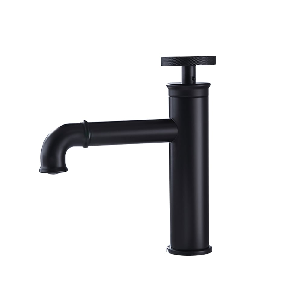 HMR - Ruth Single Hole Faucet Single Handle in Matte Black, Brass