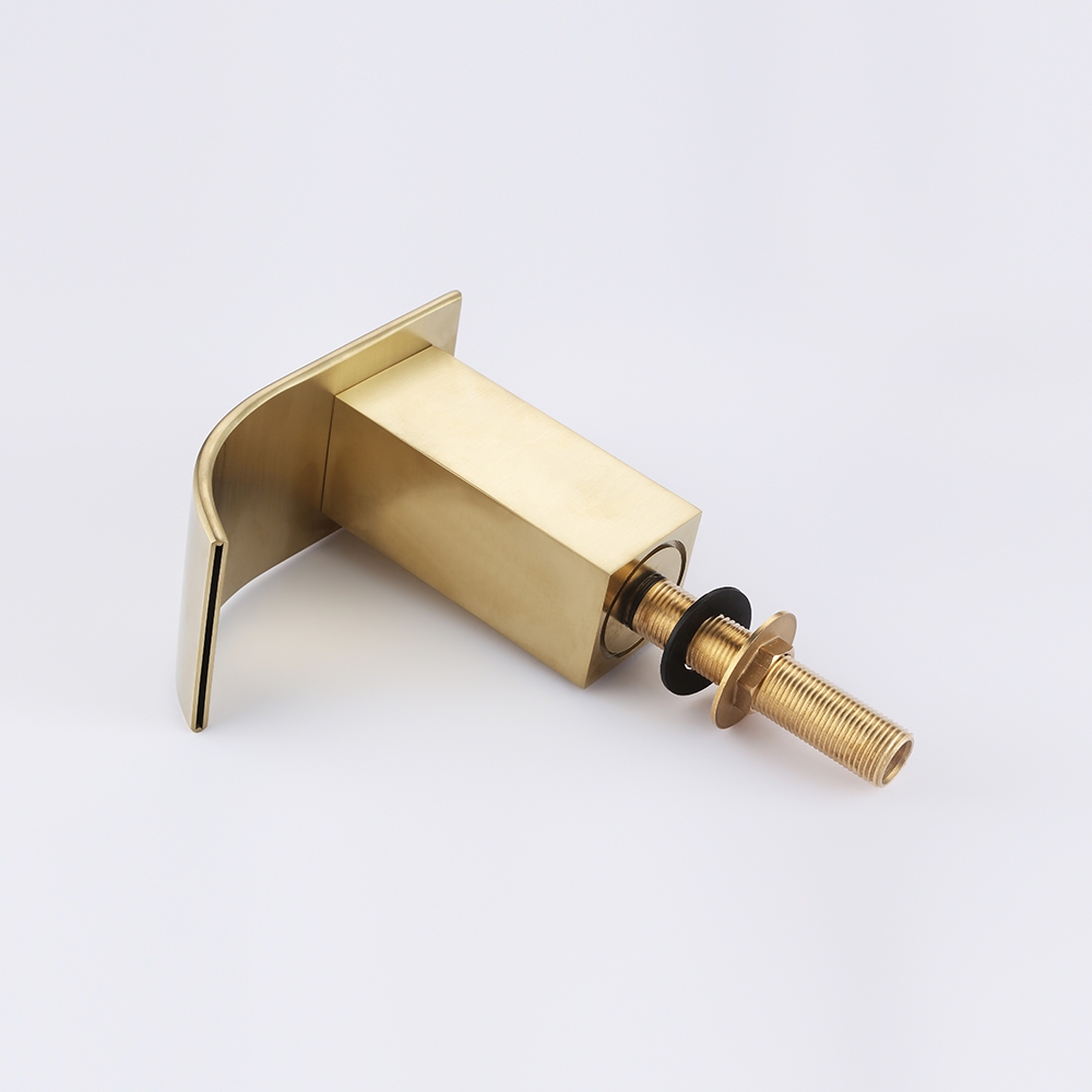HMR - Double Handle Sink Faucet Solid Brass in Milly
