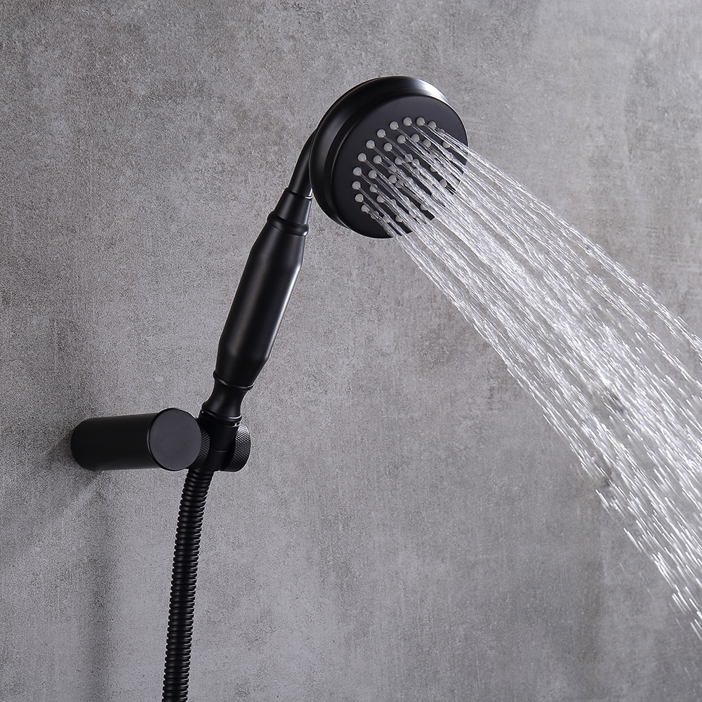 HMR - Ruth Wall Mounted Filler Faucet with Hand Shower in Brass