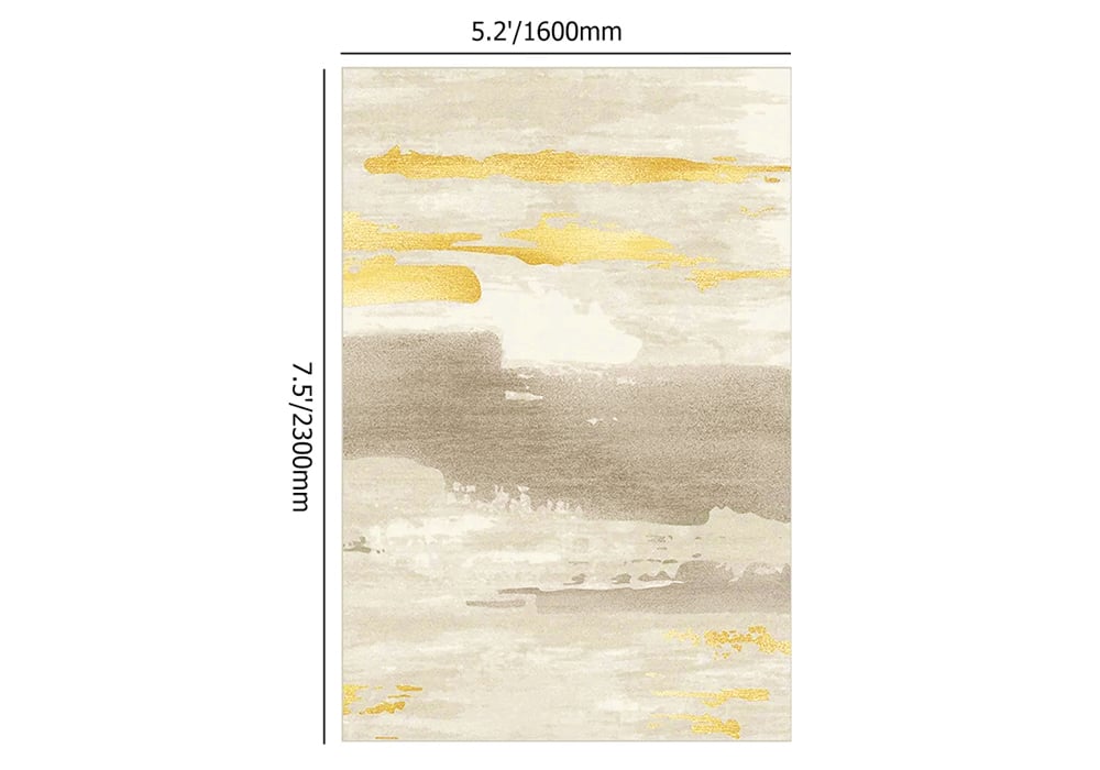 HMR - Rectangle Indoor Area Rug in 5.2" x 7.5"
