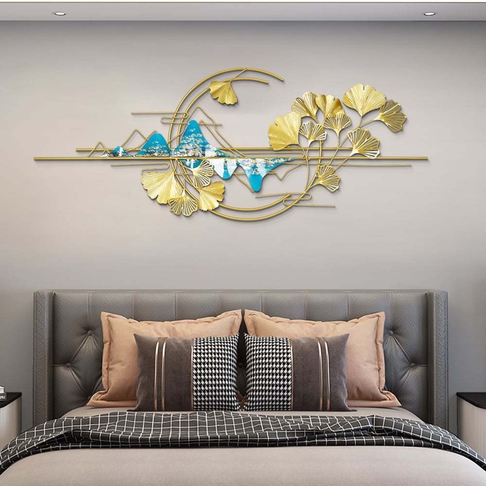 HMR - Light Metal Wall Decor in 59.1"L x 23.6"H