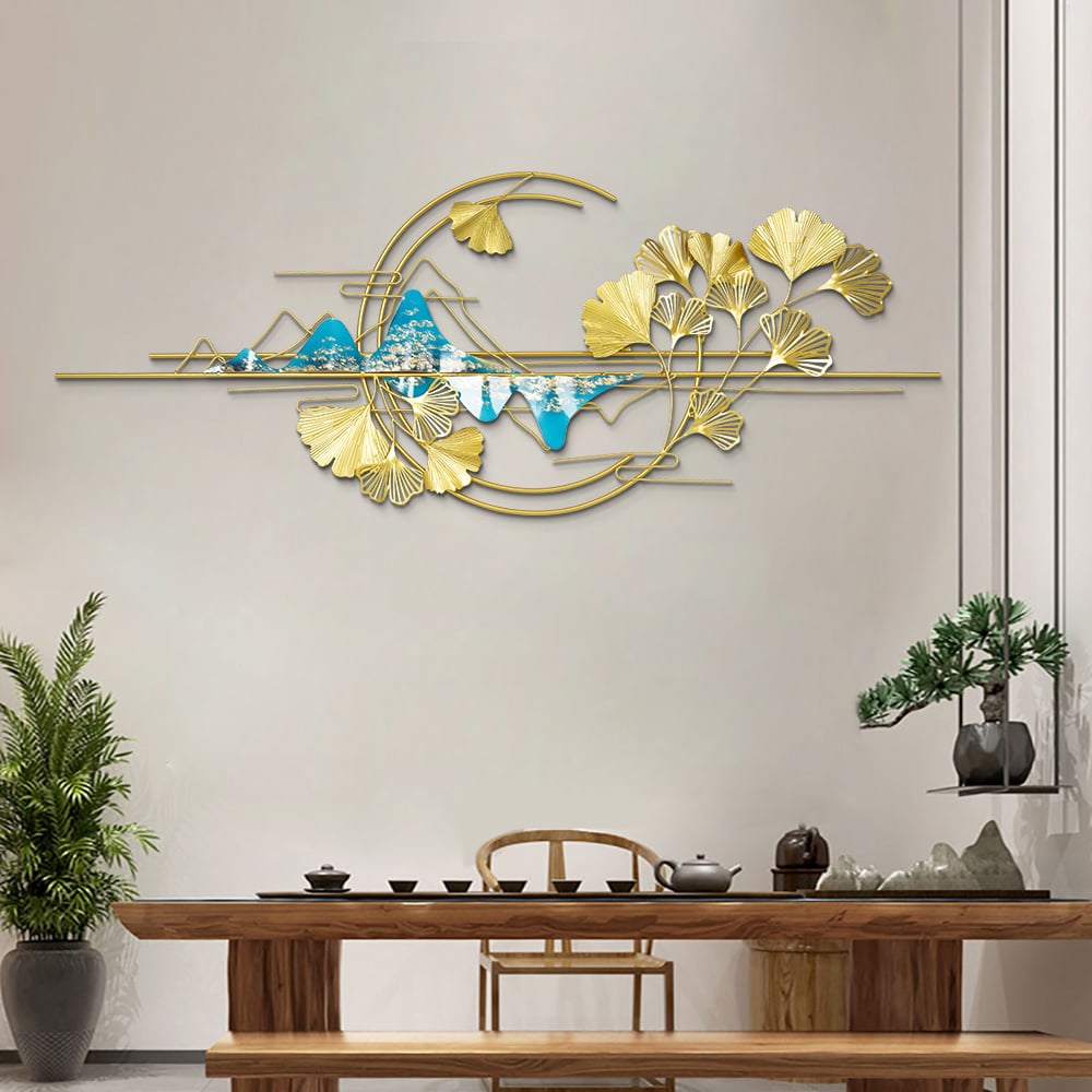 HMR - Light Metal Wall Decor in 59.1"L x 23.6"H