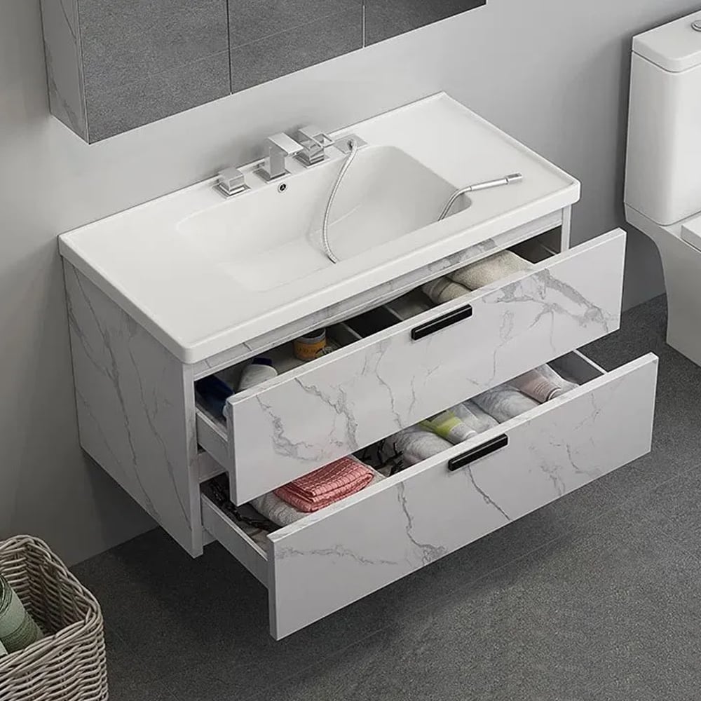 HMR - 36" Floating Bathroom Vanity Wall Mount in Single Sink