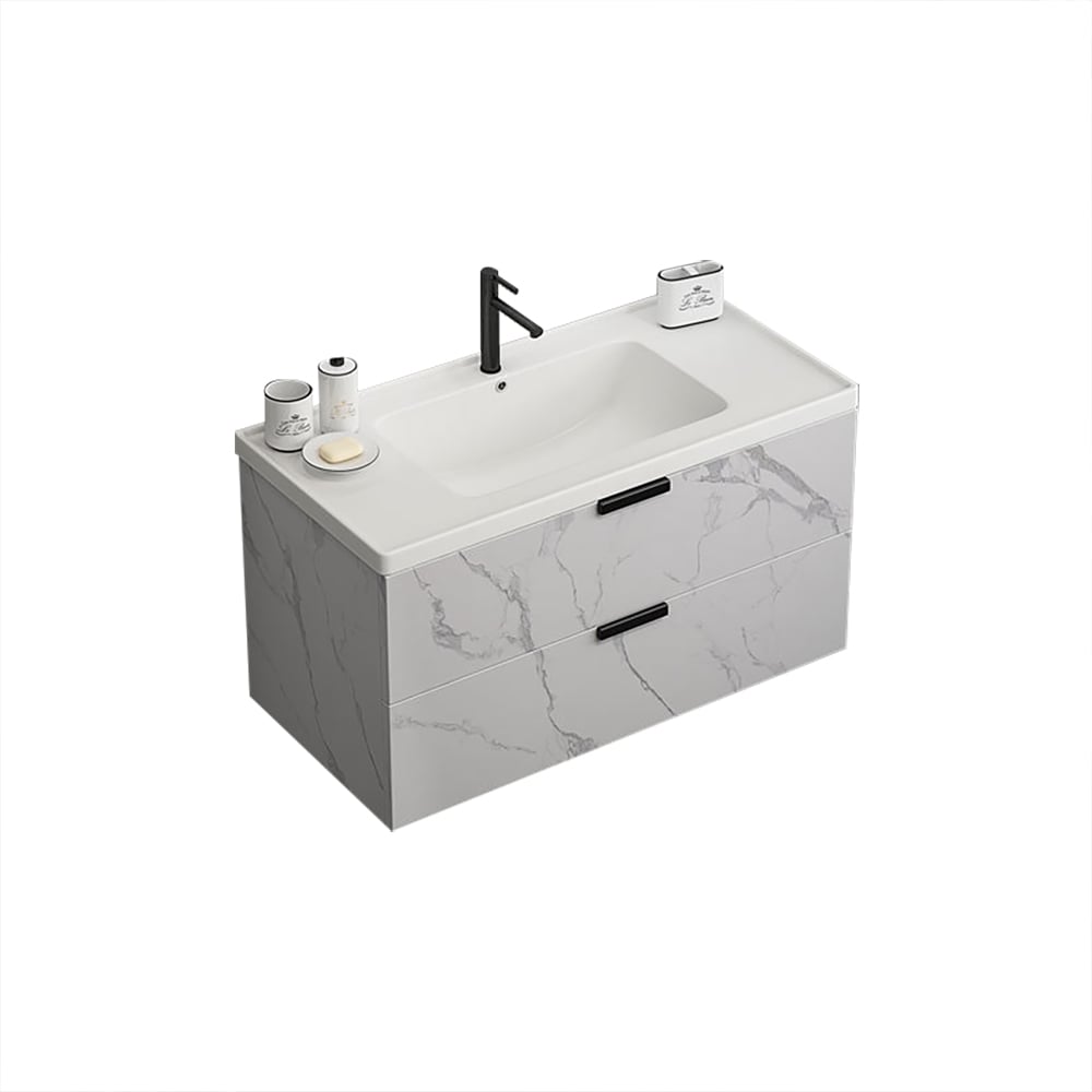 HMR - 36" Floating Bathroom Vanity Wall Mount in Single Sink