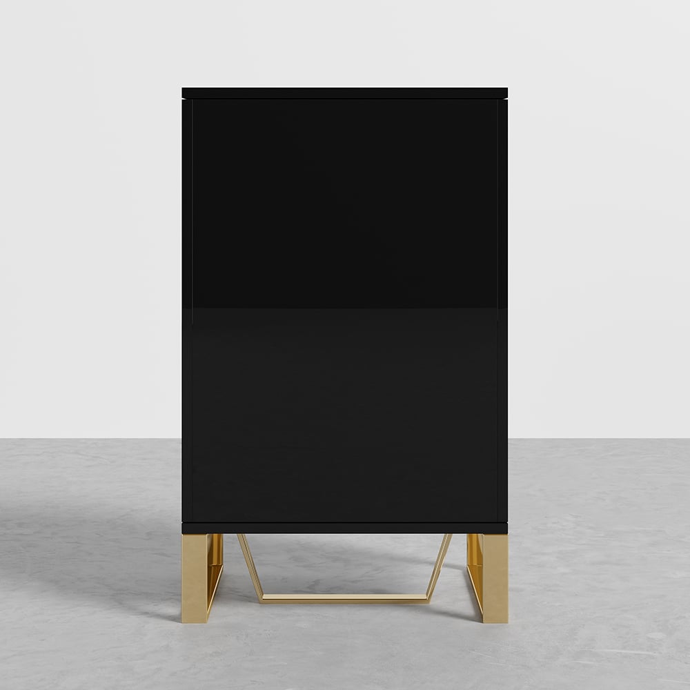 HMR Aro Series Shoe Cabinet - Black