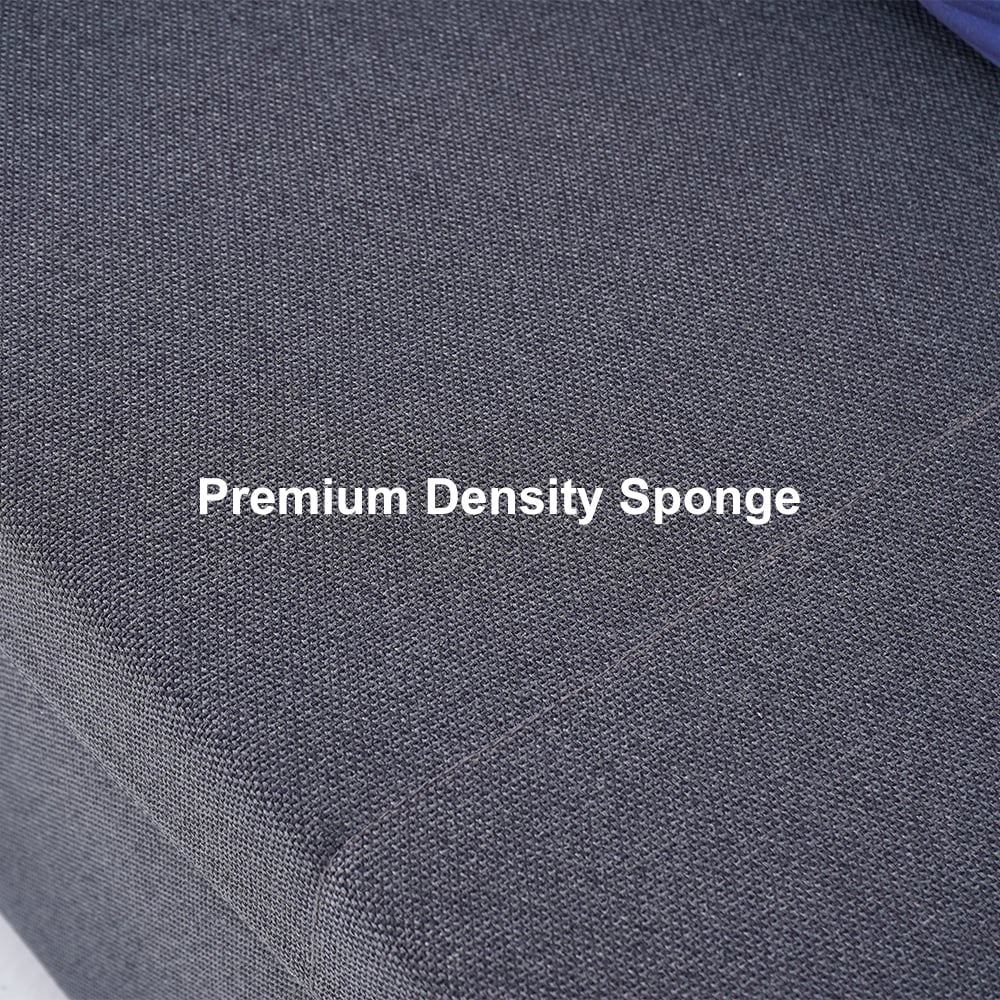 HMR - Upholstered Convertible Sofa Bed with Storage in 82"W, Gray