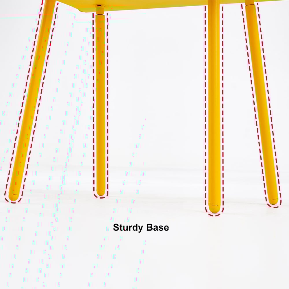 HMR Stert Series Modern End Table - Fresh Yellow