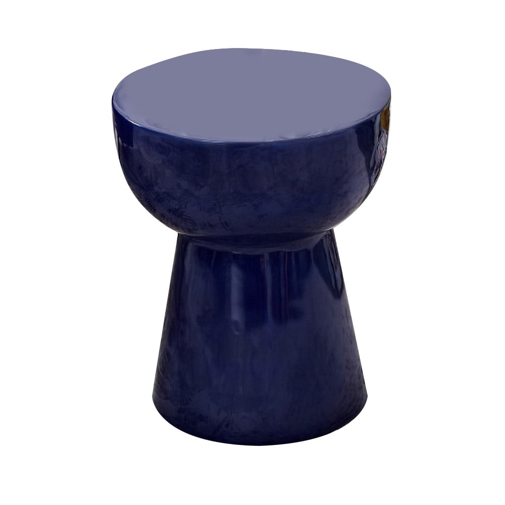 HMR - Round End Table in Blue