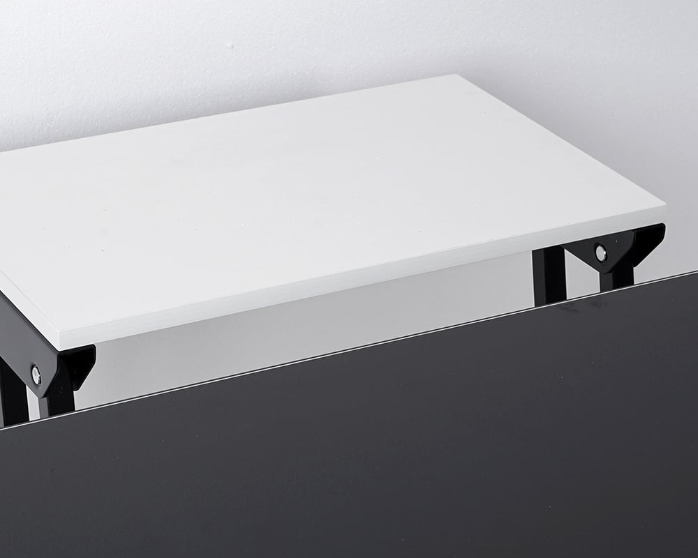HMR Modern Lift Top Coffee Table with Drawers & Storage - Tempered Glass