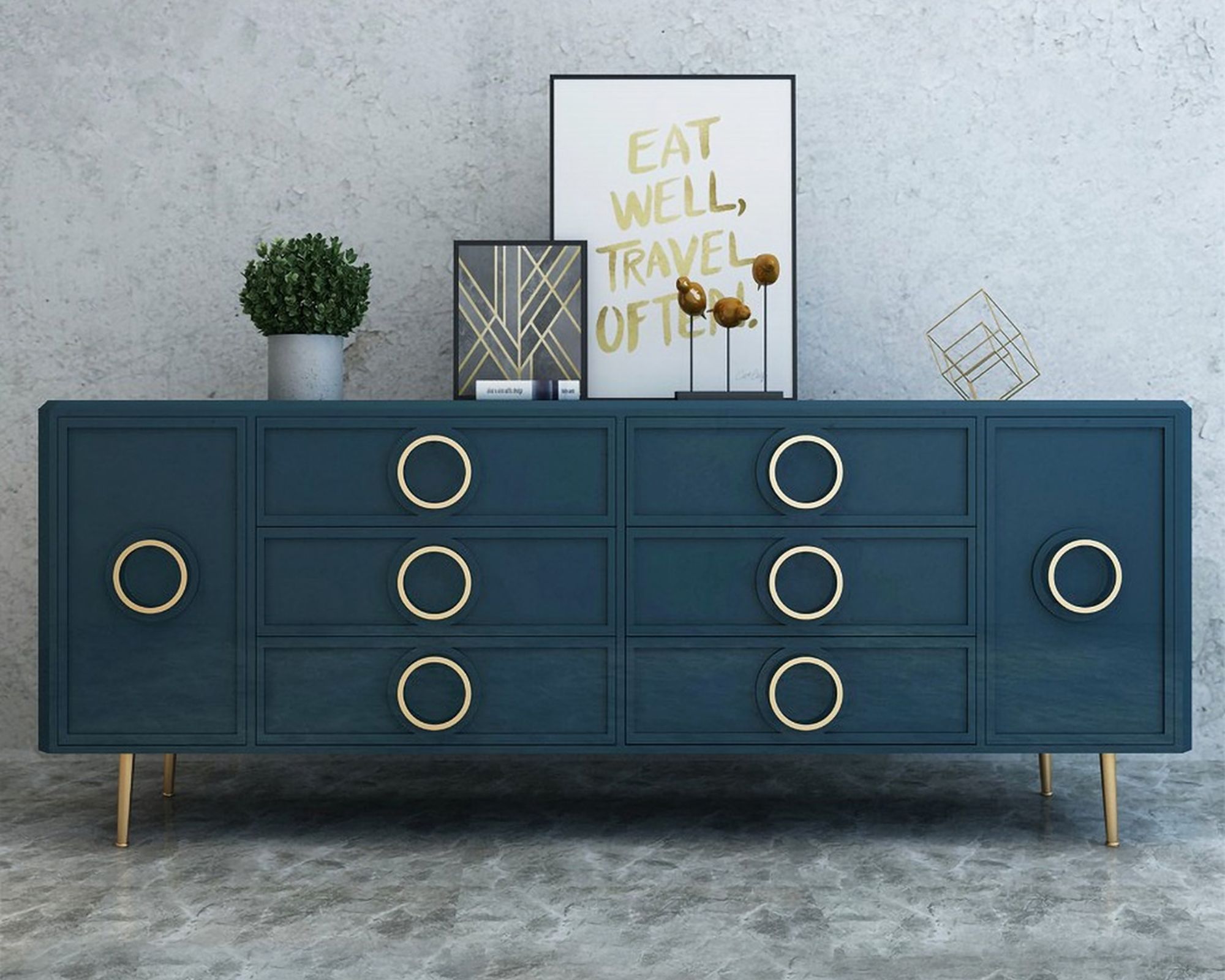 HMR - Rindix Series 63" Sideboard Cabinet