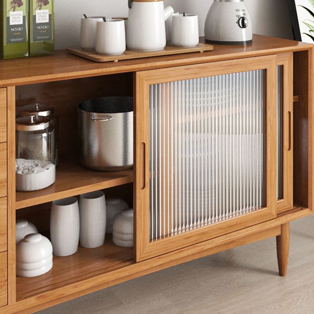 HMR - Nordic Buffet with 2 Glass Doors 4 Drawers and 1 Shelf in Large in 63"W