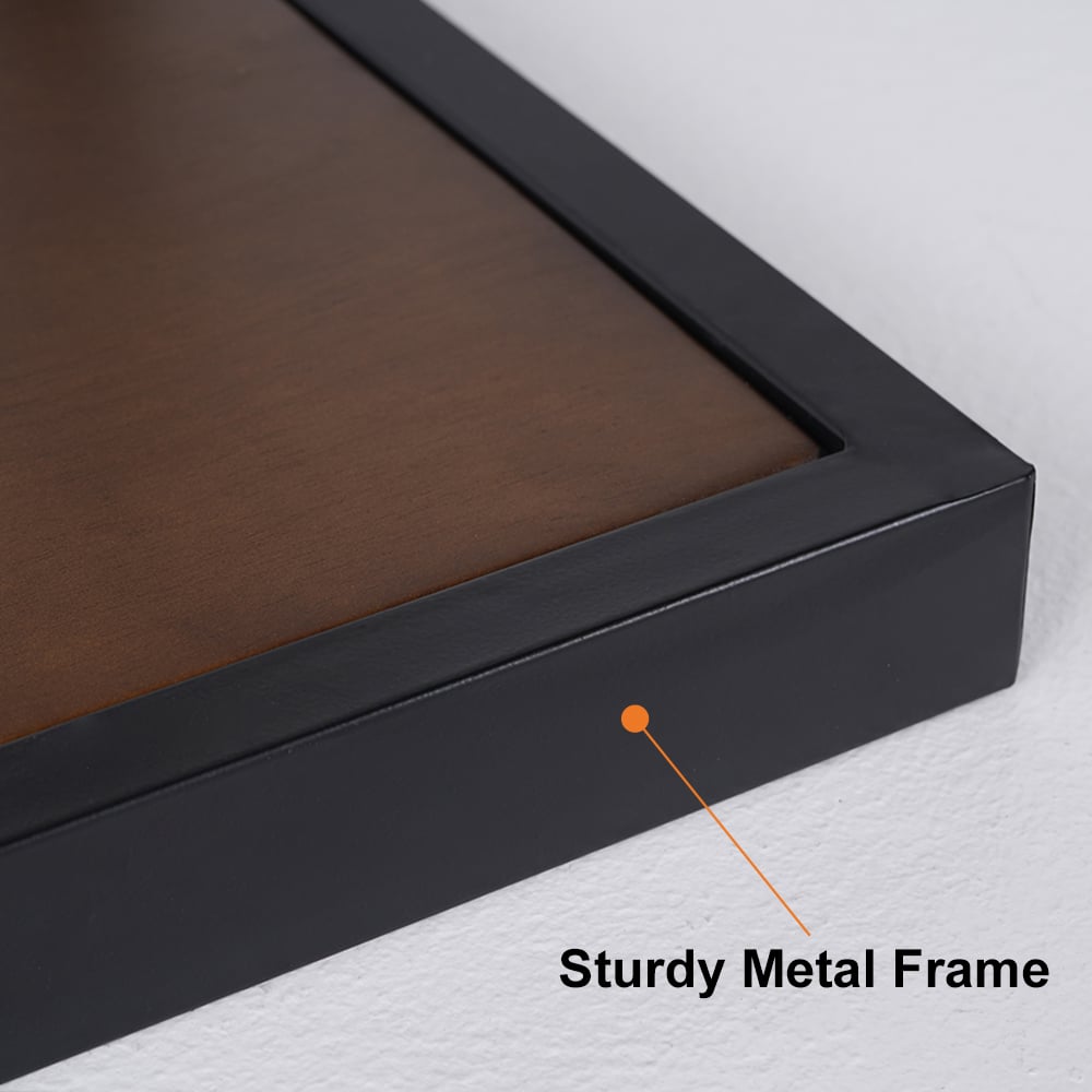HMR - Nightstand with Drawer and Shelf in Walnut