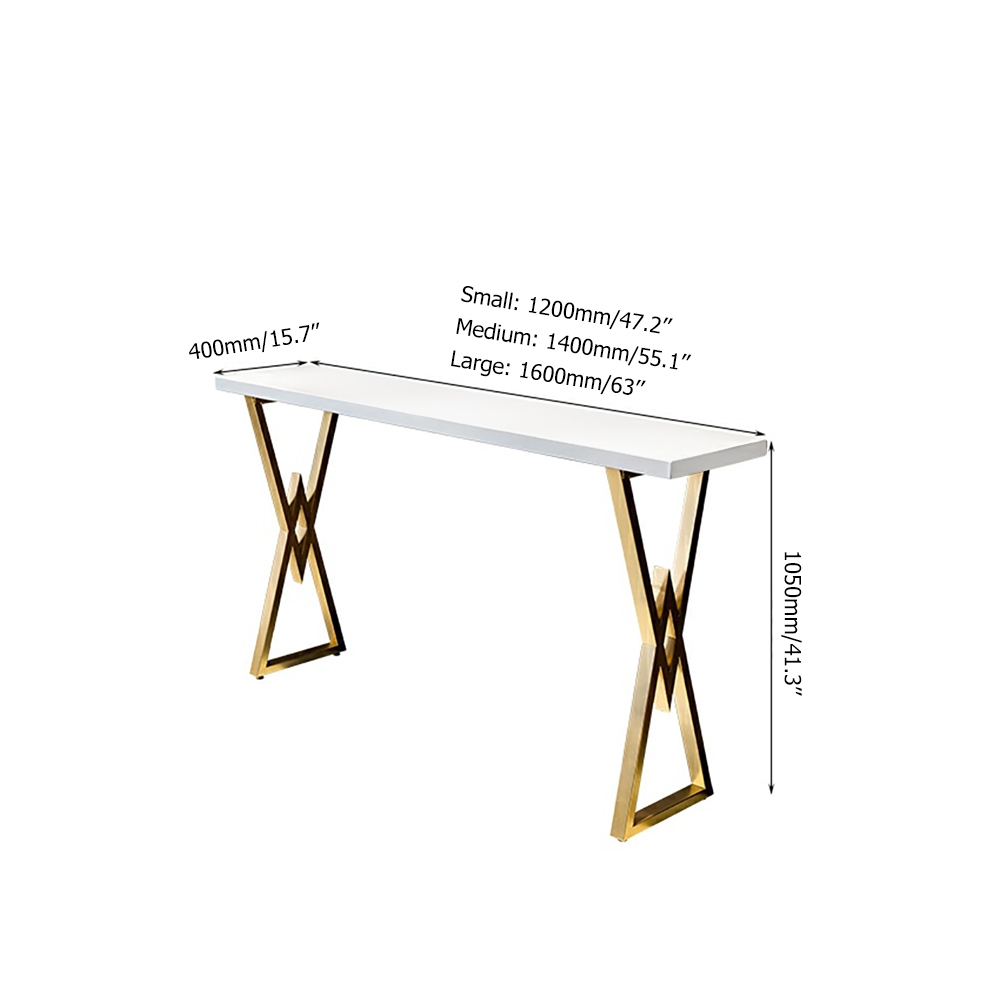 HMR Modern 55" Rectangular Dining Table for Breakfast Nook - Black