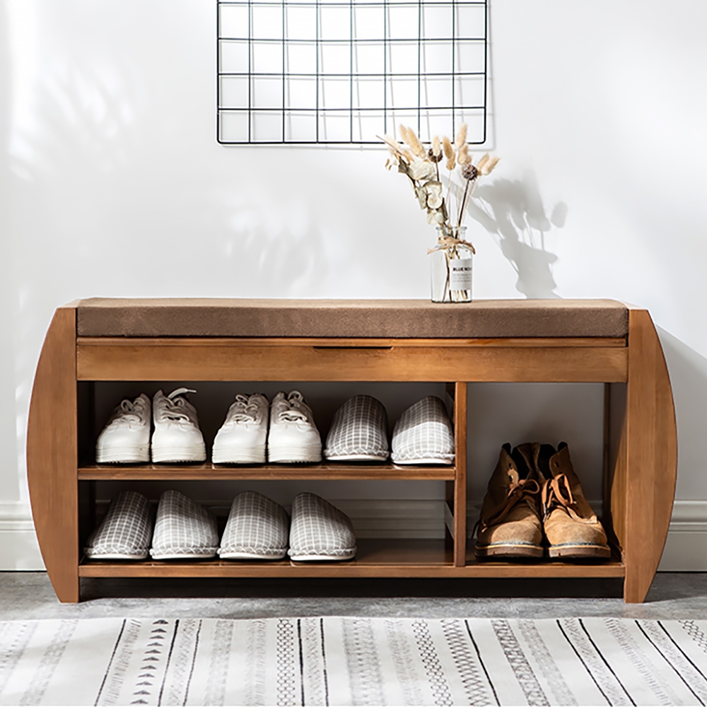 HMR Shoe Storage Rack - Brown, Large
