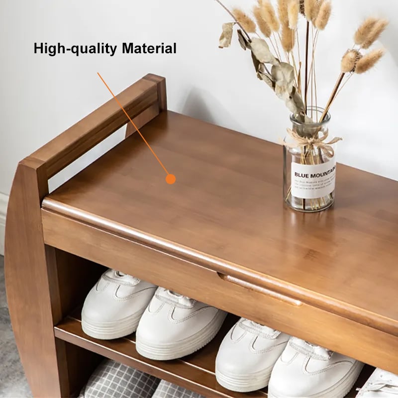 HMR Shoe Storage Rack - Brown, Large
