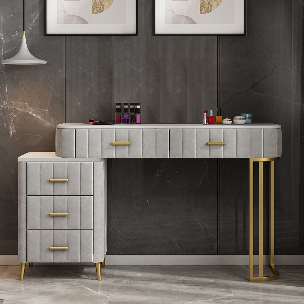 HMR - Modern Expandable Makeup Vanity Dressing Table