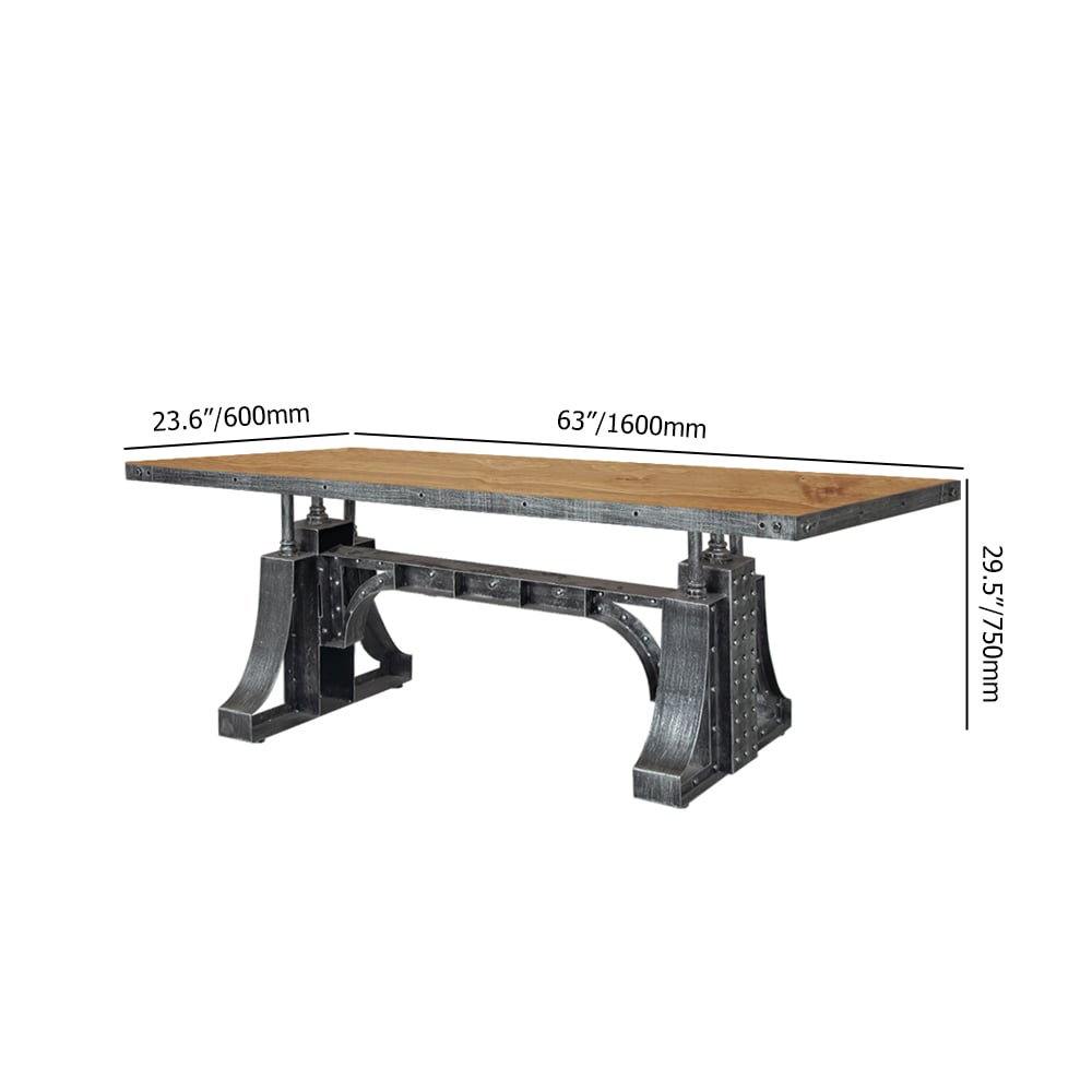 HMR - Office Executive Desk with Bridge Base in 63"L