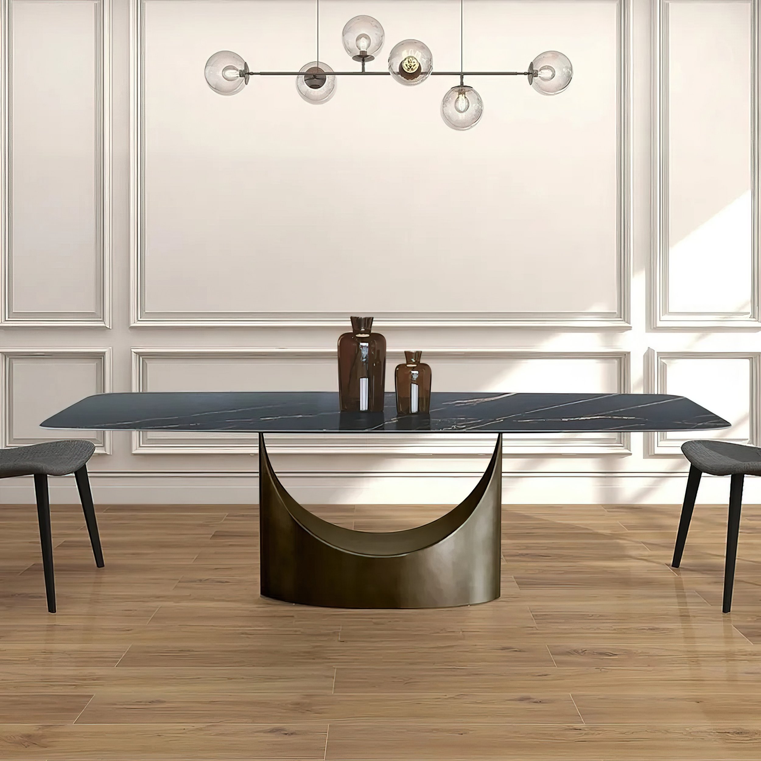 HMR - Modern 71" Rectangle Dining Table for 6-8 People