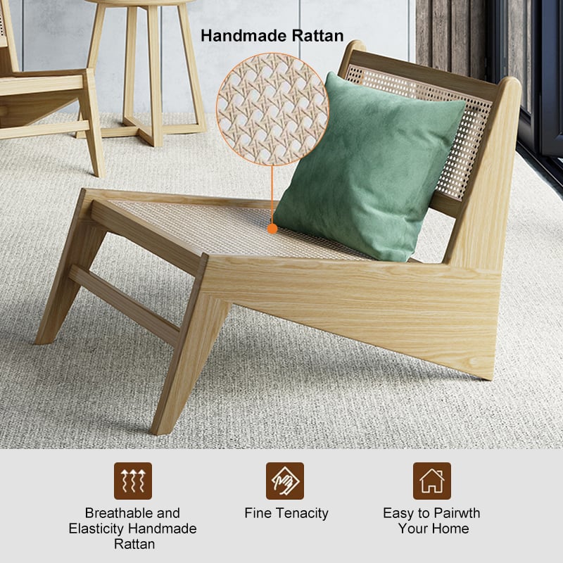 HMR Lounge Accent Chair - Natural, Rattan