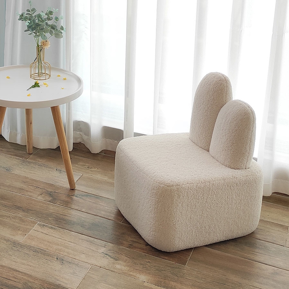 HMR - Accent Chair Rabbit Upholstered in Beige