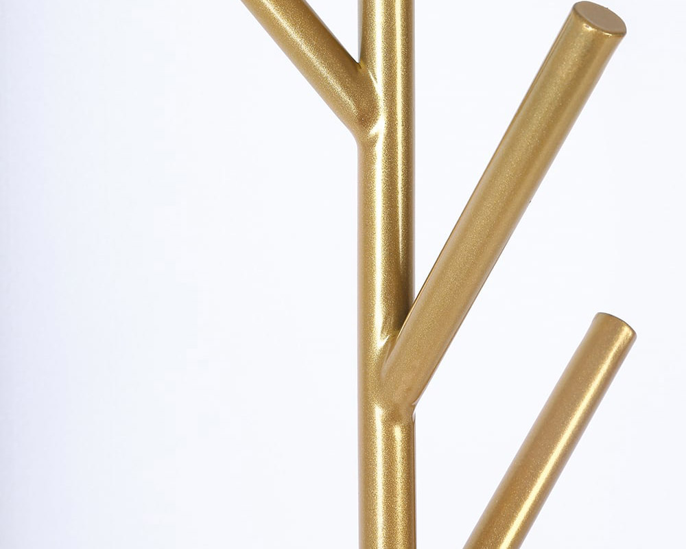 HMR - Clothing Rack with Table in Gold