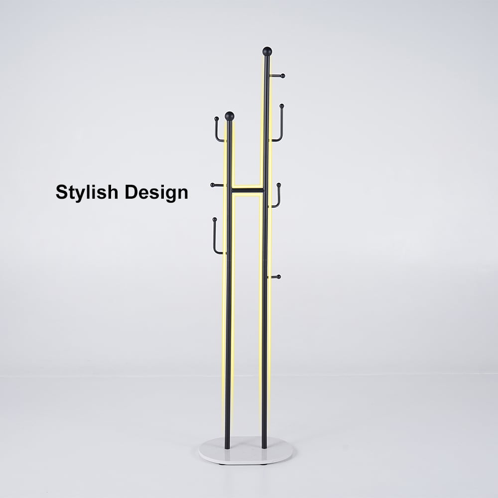 HMR - Standing Coat Rack with 7 Hooks