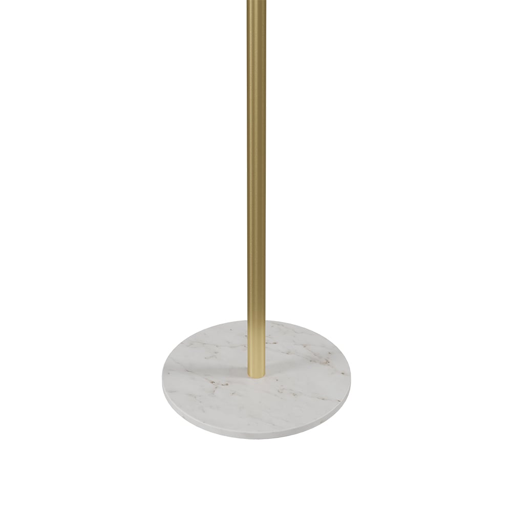 HMR - Marble Bedroom Clothing Rack with Hooks in Gold
