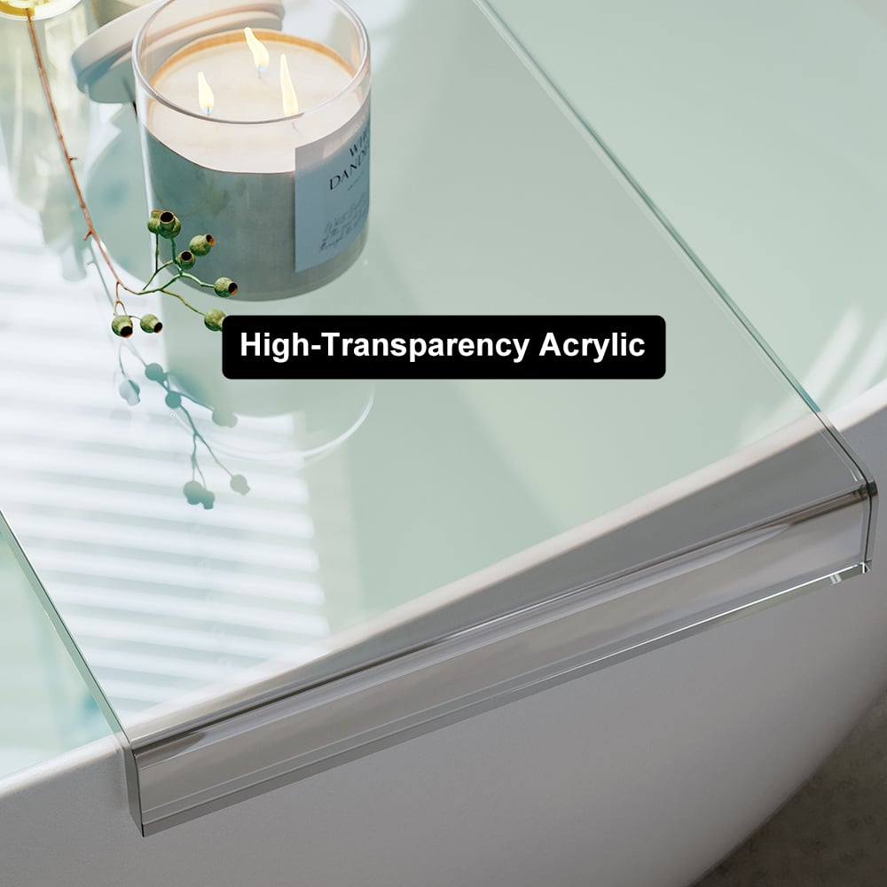 HMR - Acrylic Bathtub Tray in Clear