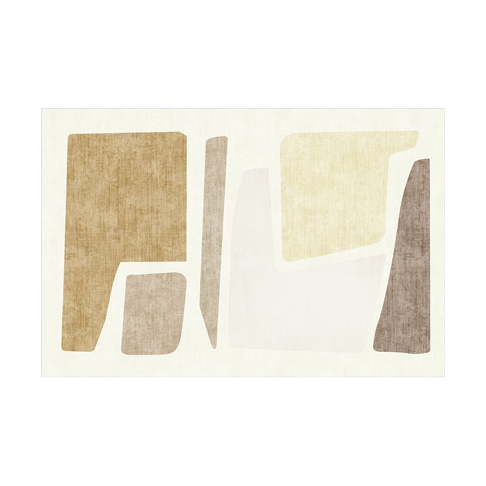 HMR - Modern 6' x 9' Abstract Geometric Faux Cashmere Indoor Area Rug Living Room Bedroom