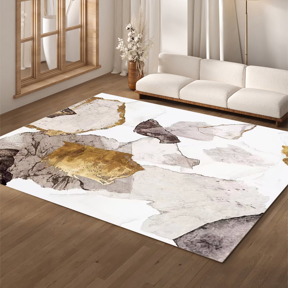 HMR - 5'x 8' Art Deco Area Rug with Abstract Pattern Decorative Carpet