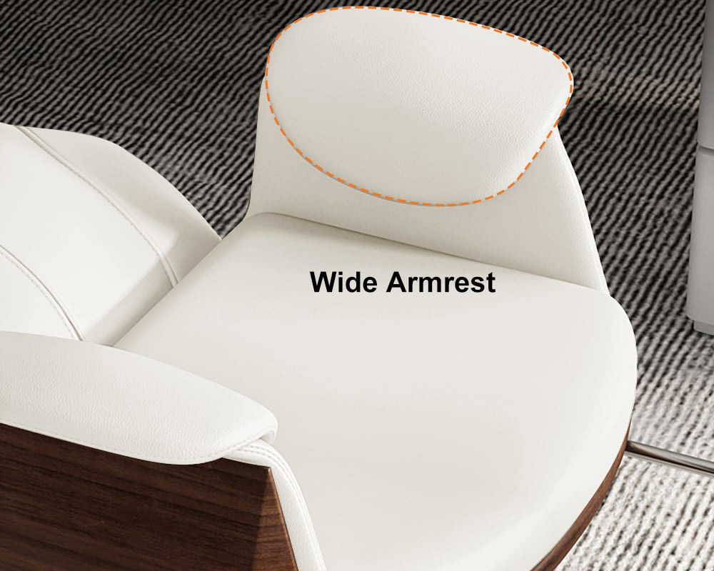 HMR Modern Rectangular Writing Desk & Office Desk Chair Set High Back - White, 70.9"L x 31.5"W x 29.5"H
