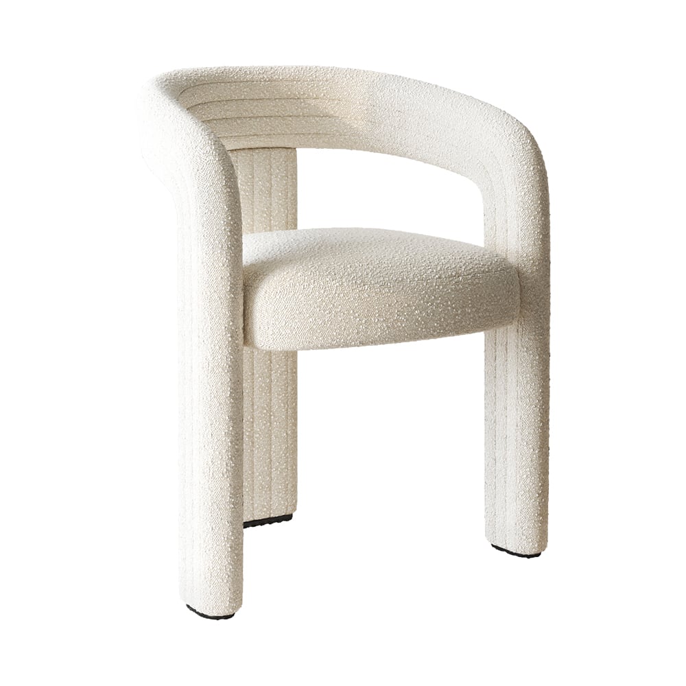 HMR - Modern Sherpa Dining Chairs