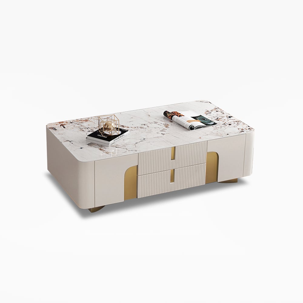 HMR - Artus Sintered Stone TV Stand & Coffee Table Set
